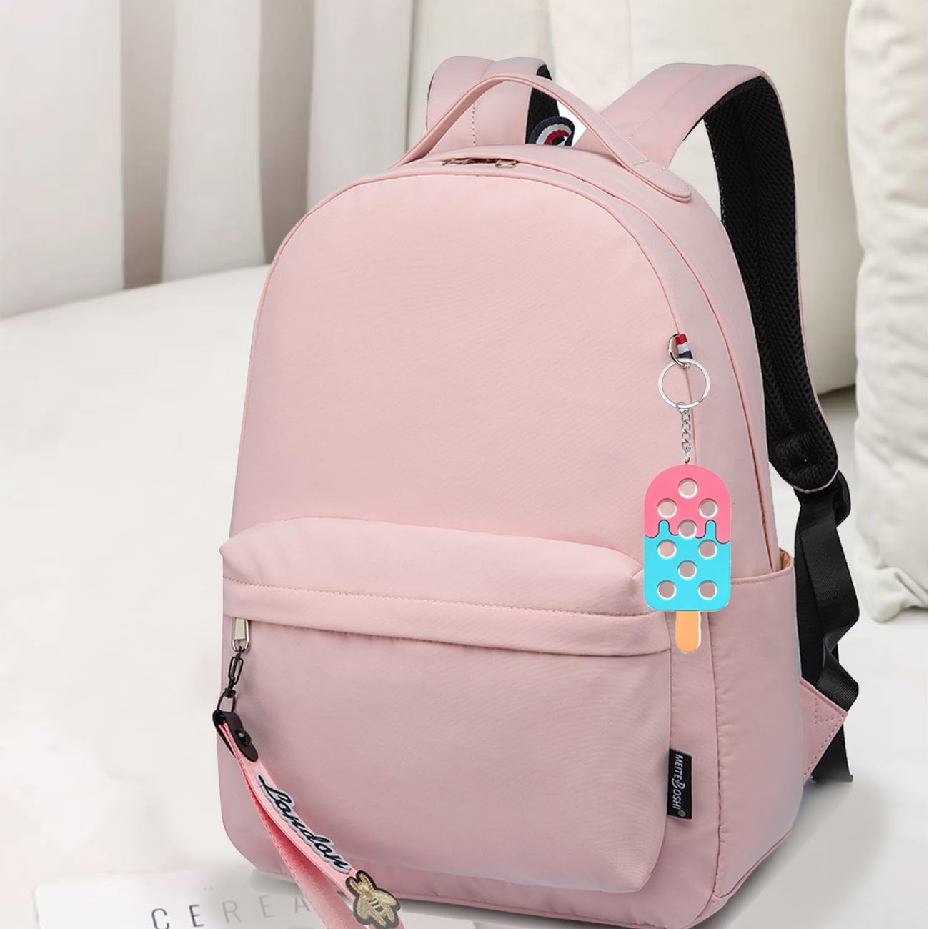 Random Cute Keychains,Mixed Non-Repeat Key Chain for Classroom Prizes Family Incentives Party Gift - Image 7