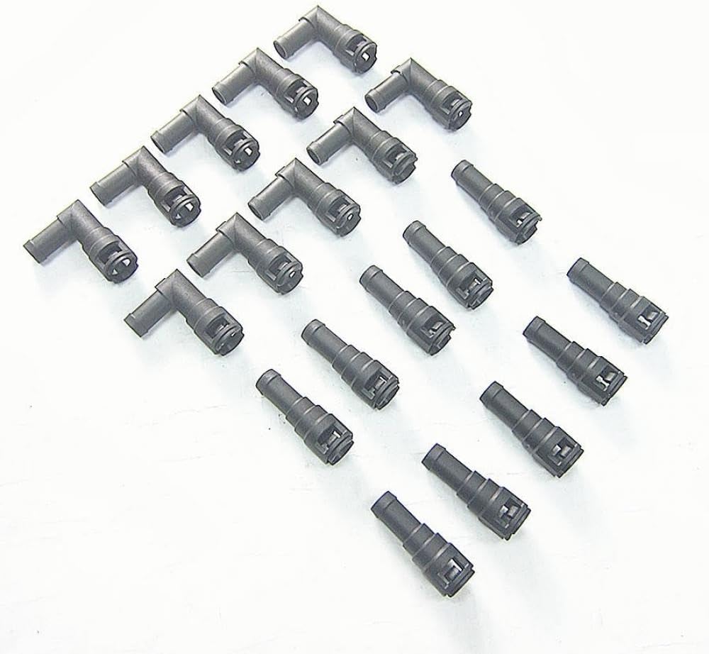 Engine Cooling System Heater Water Hose Connector Compatible With 323 Protege BJ Premacy Haima 3 Car Accessories B45561240A(10 straight 10 bent)