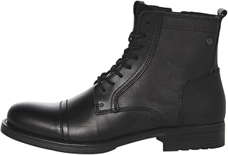 Jack & Jones Men's Jfwrussel Leather Brandy 19Biker Boots