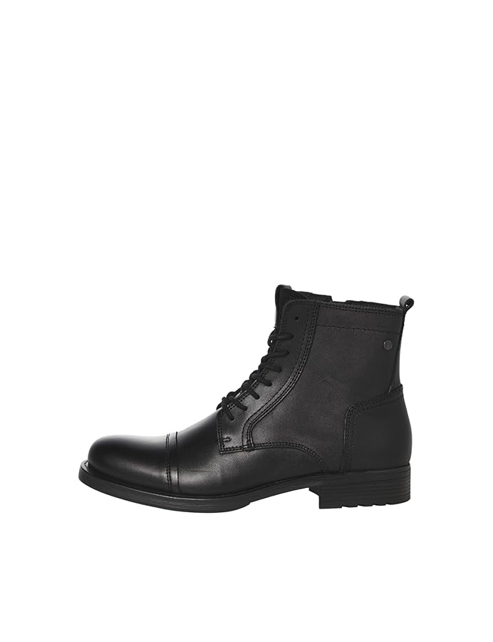 ジャック Amazon.com | JACK & JONES Men's Biker Boots, Grey Anthracite