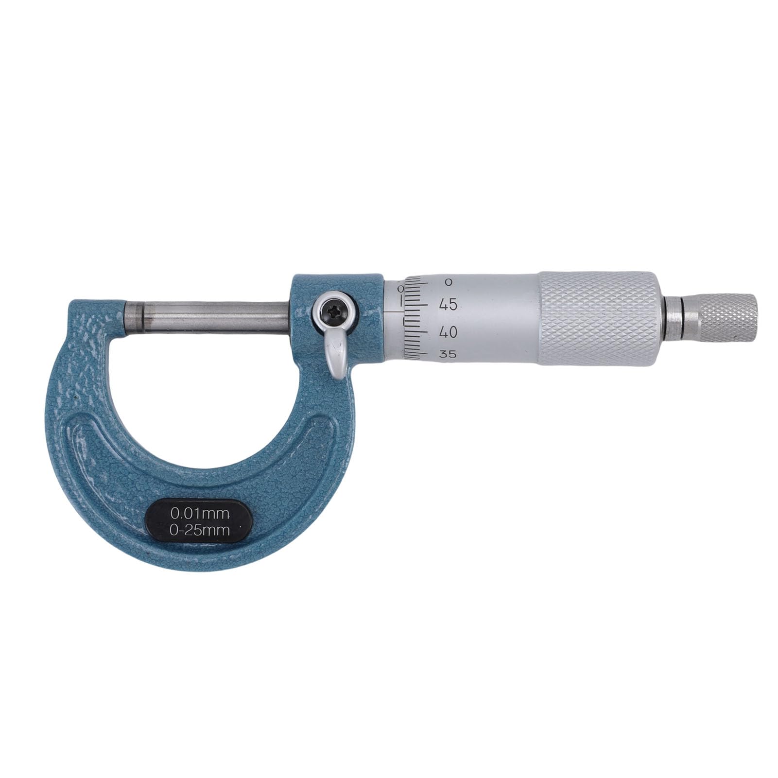 Oumefar Micrómetro Exterior, Juego de 6 Calibradores Micrométricos con Rango de 0 a 150 Mm, Graduación de 0,01 Mm, Precisión de ±0,01, con Tope de Trinquete y Caja para M