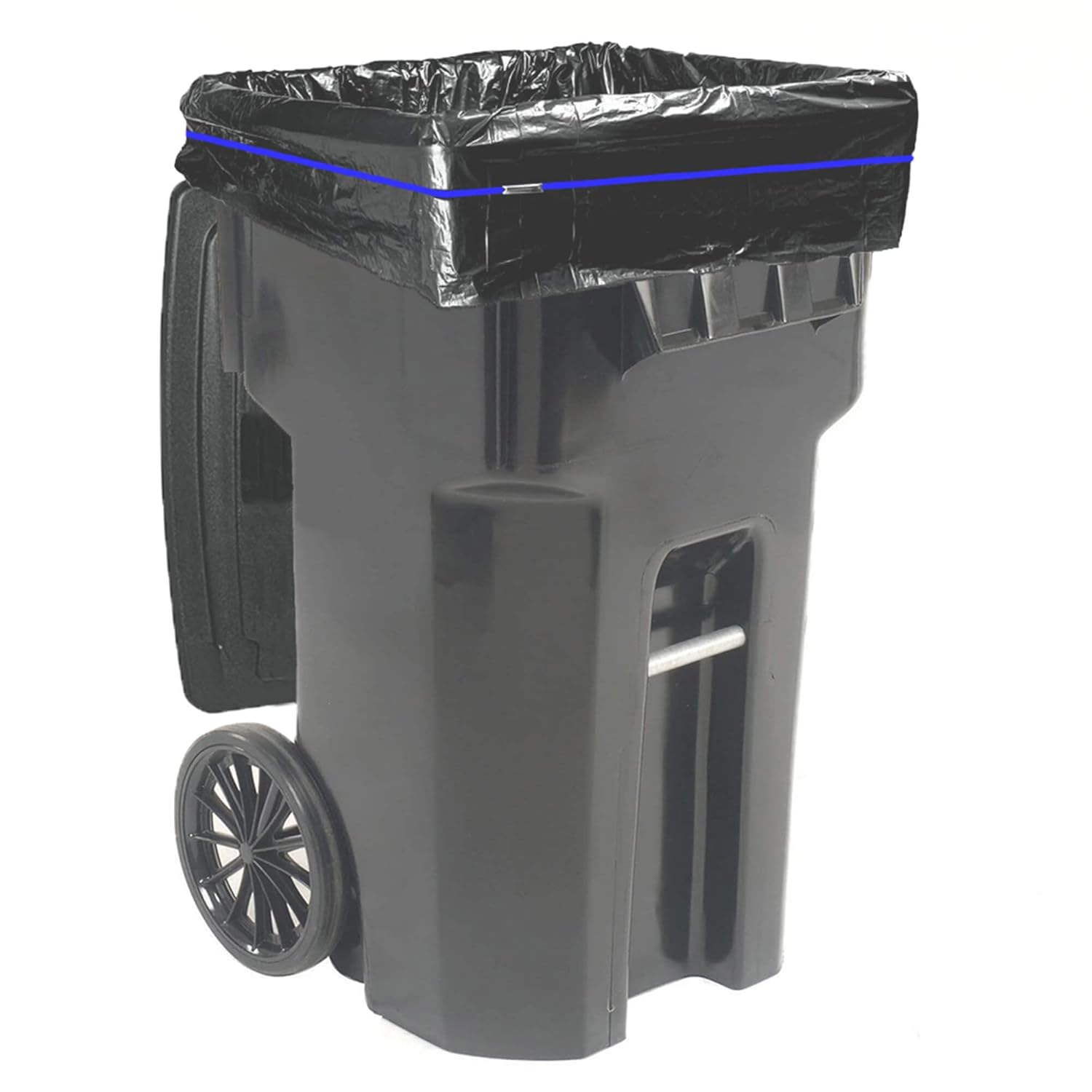 Trash Can Bands Set of 3, Fits 55, 65, 96 Gallon Trash Cans