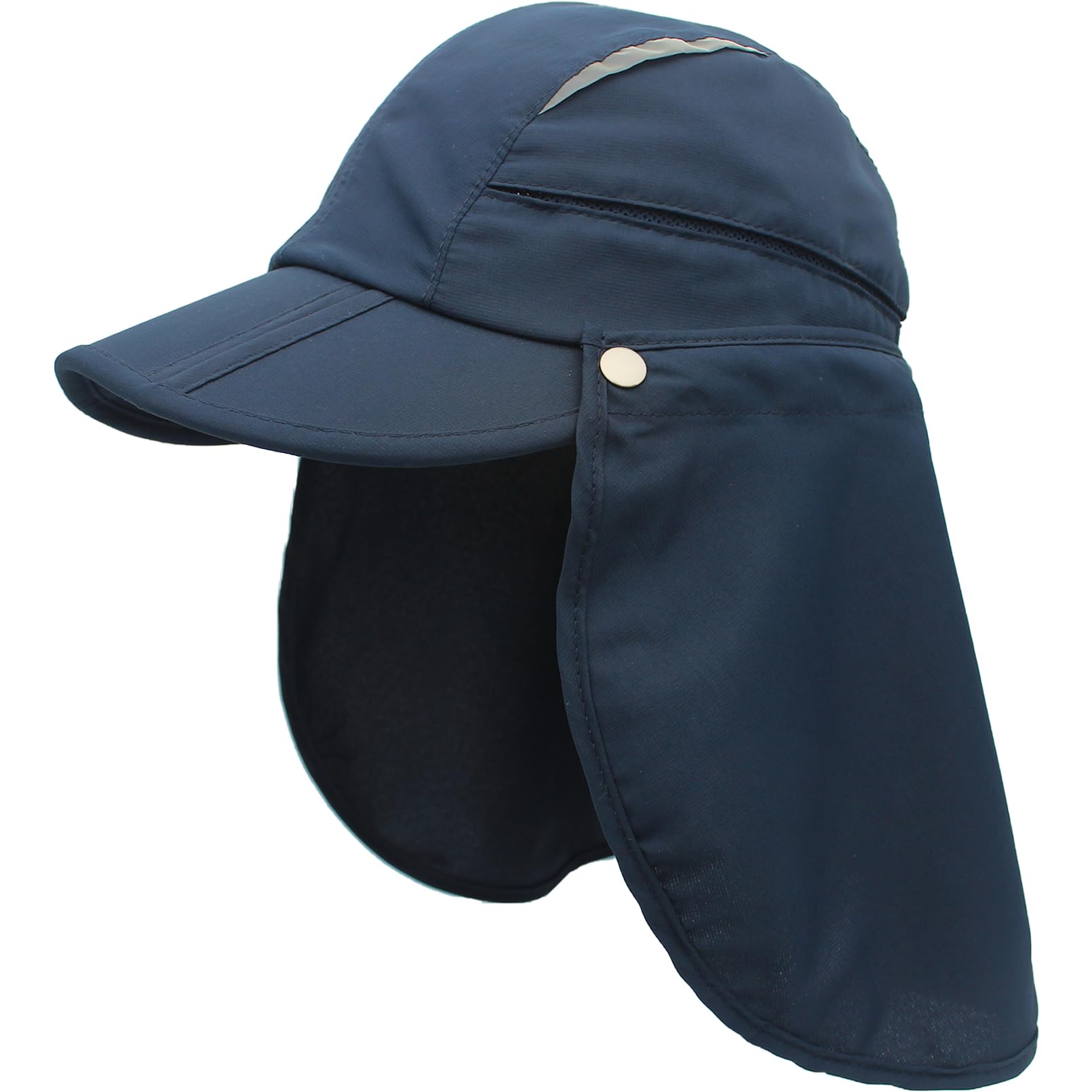 Sombrero con protección para el cuello, desmontable, multiusos, para verano, protección solar, transpirable, de secado rápido, protección UV
