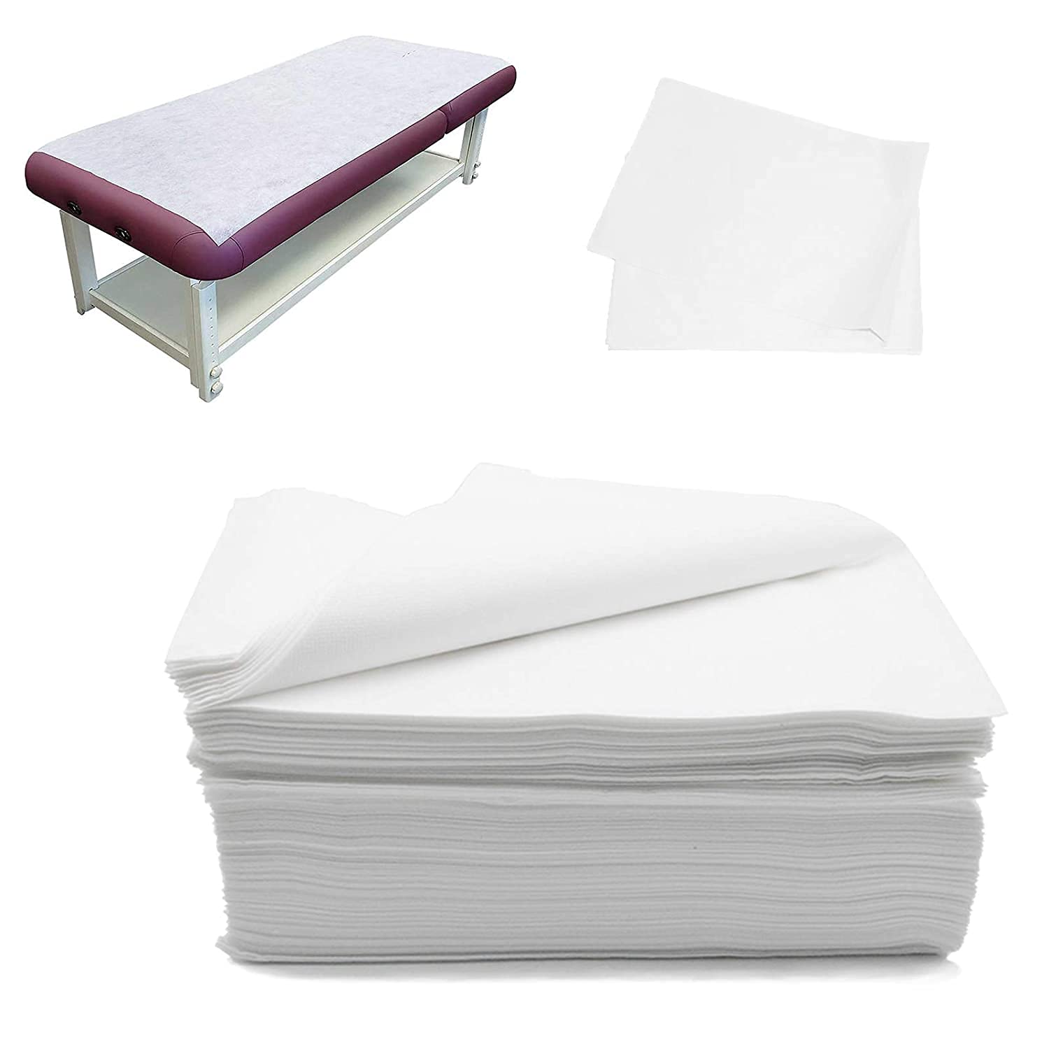 Disposable Nonwoven Bedsheet 31 x 72 Inches Blue | White for Travel | Home Use | Hospital | Patient (Pack of 20, White) (B09NQLCJ16) Amazon Price History, Amazon Price Tracker