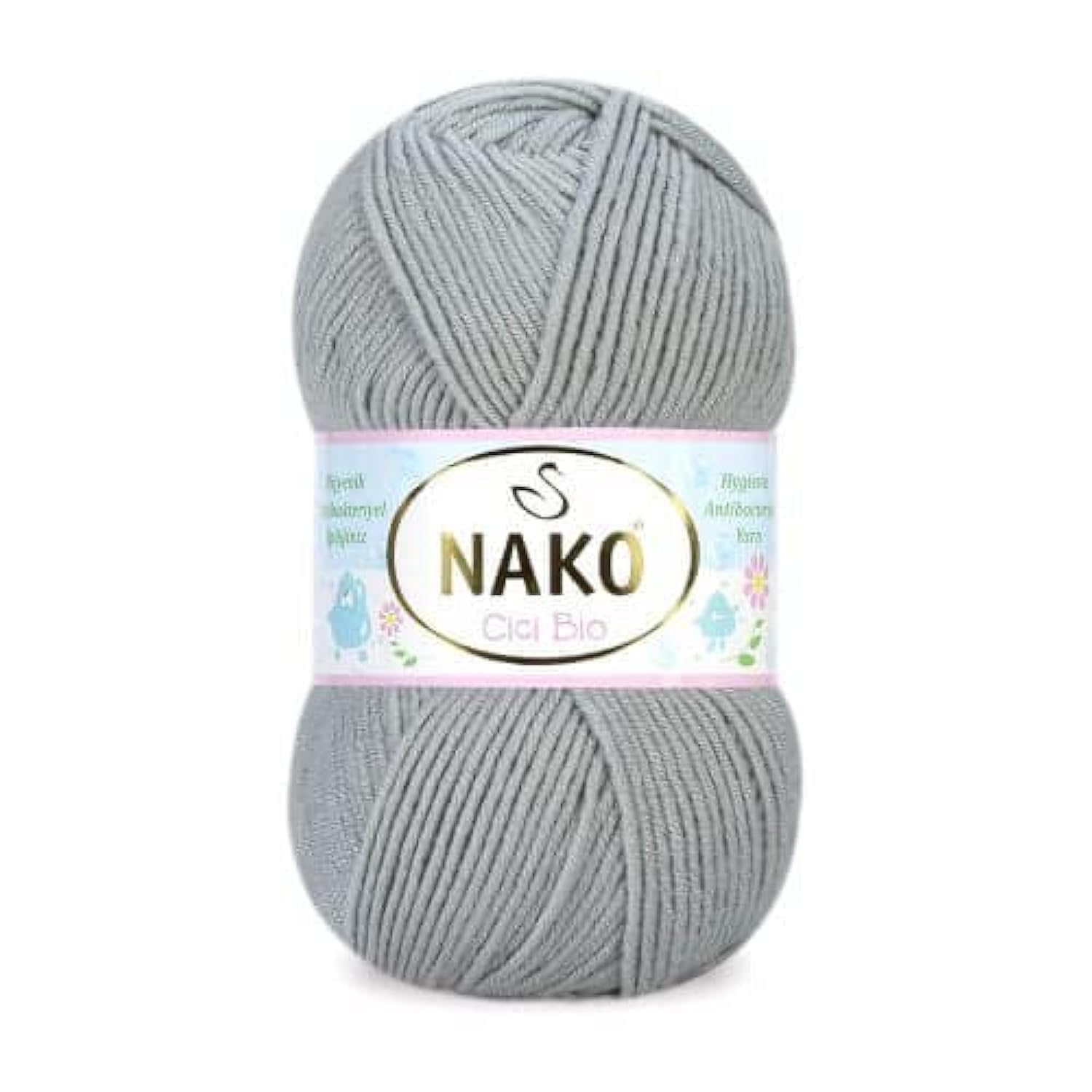Nako Cici Bio Antibacterial Hand Knitting Yarn 1PC (Color No. 12636)