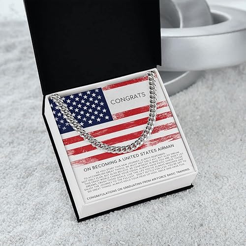 Miniatura 6 de Kizzybel Designs Regalos básicos de graduación de la Fuerza Aérea, graduado de la Academia de Campamento de Botas Militares, Fuerza Aérea de los