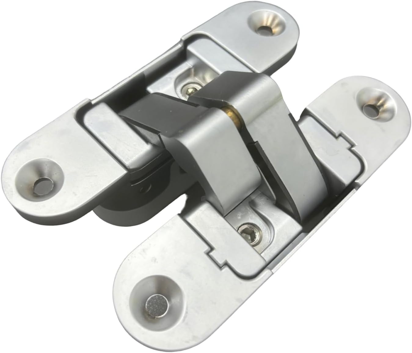 Heavy Duty Zincs Alloy Invisible Muted Door Hinges Adjustable Butt Hinge 180 Degree Swing Concealed Hinge Enduring