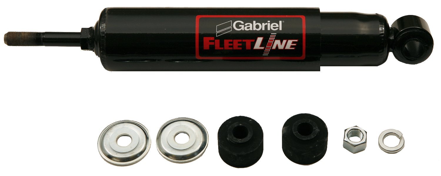 Gabriel 85921 FleetLine HD Truck Rear Shocks Fits 05-21 Freightliner M2; 02-10 M2 100; 02-23 M2 106; 03-23 M2 112; OEM# 1618707000, 471700002993, 671946, 16-15765-000, 16-18707-000