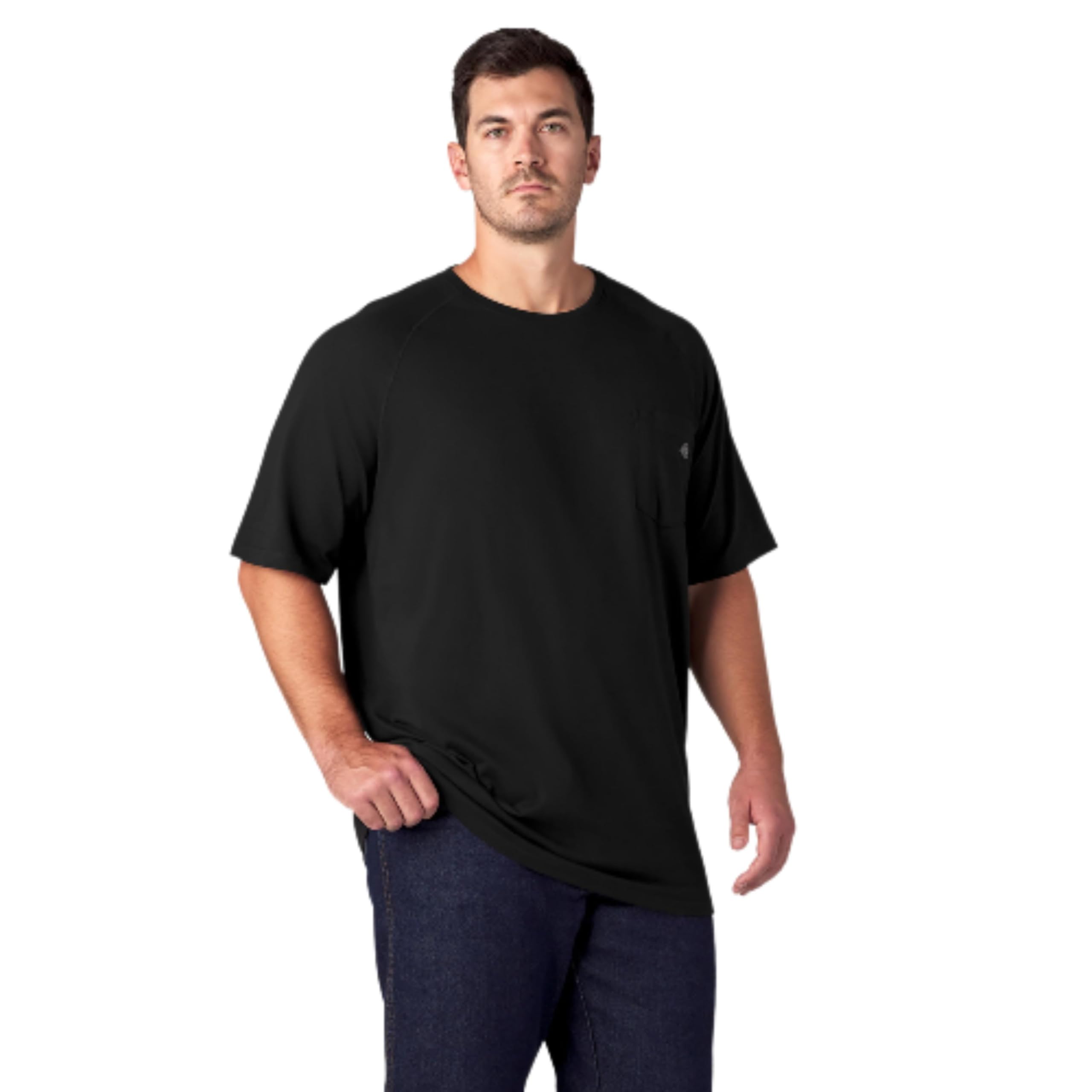 Dickies Men's Cooling Short Sleeve Pocket T-Shirt, Black