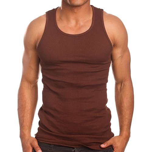 Mens A-Shirts 3 Pack Undershirt