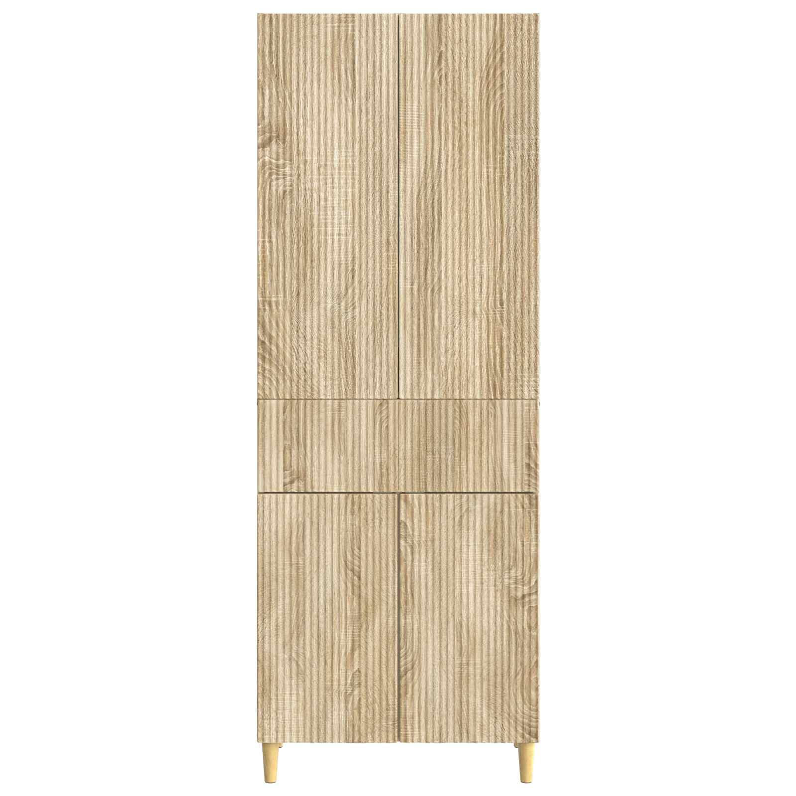 vidaXL Juego de armarios 2 pcs 66 x 34,5 x 90 cm Madera de ingeniería, Conjunto de Muebles Elegante, Multiusos, con arreglo Flexible, decoración Moderna para Sala y área Exterior