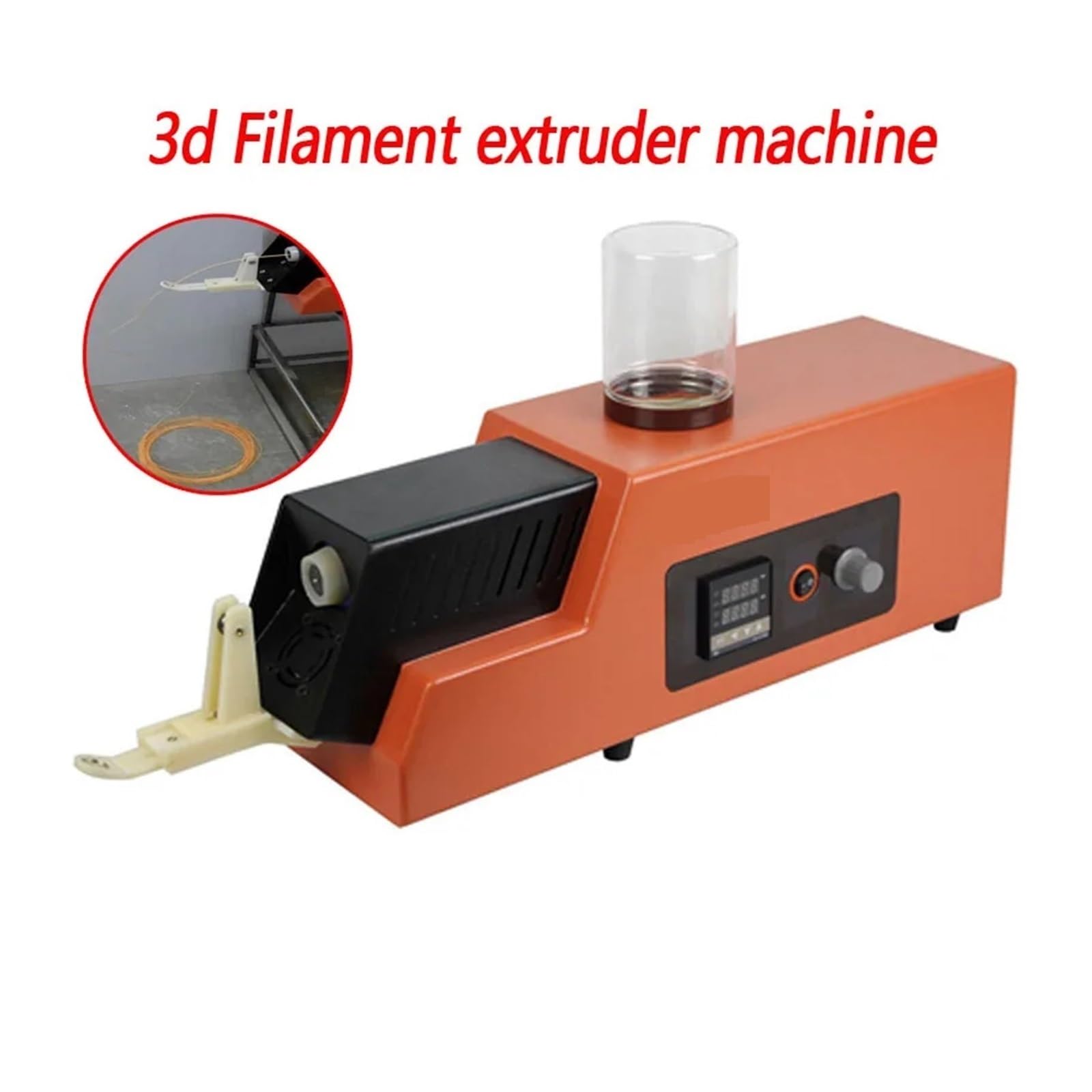 Alta precisione Macchina estrusore filamento 3D/velocità regolabile 3D Filament Maker Desktop 3D Printing Consumabili Estrusore 1.75mm 3mm Ampiamente applicabile(Extruder)