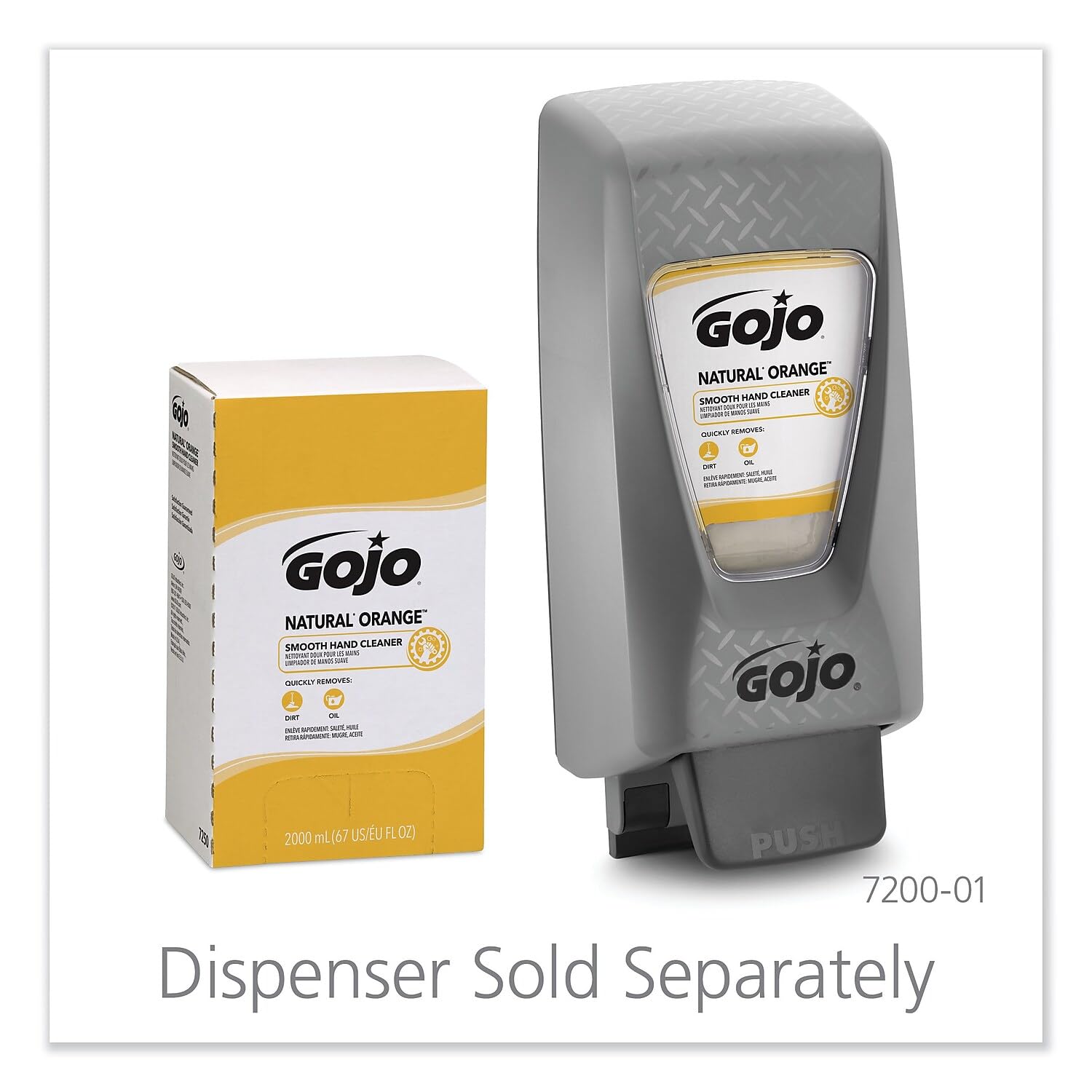 Amazon.com : Gojo 7250 NATURAL ORANGE Smooth Lotion Hand Cleaner