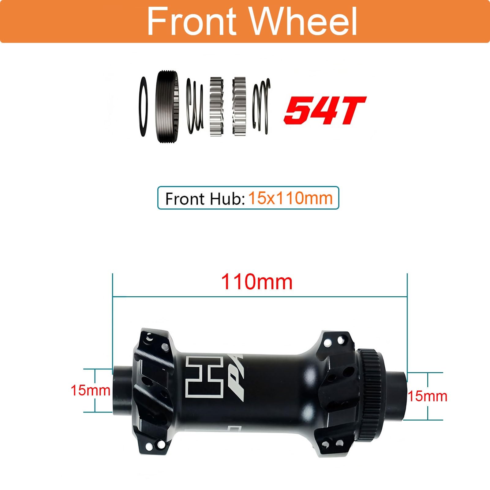 Coppia di ruote DT Swiss MTB X 1900 Spline 25 mm 29 Disc Center Lock Asse anteriore 15x100 mm - Posteriore 12x142 mm