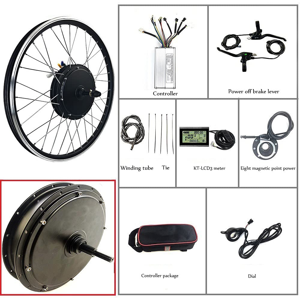 Amazon | 48V 1000Wリアホイールモーター、電動自転車キット、LCD