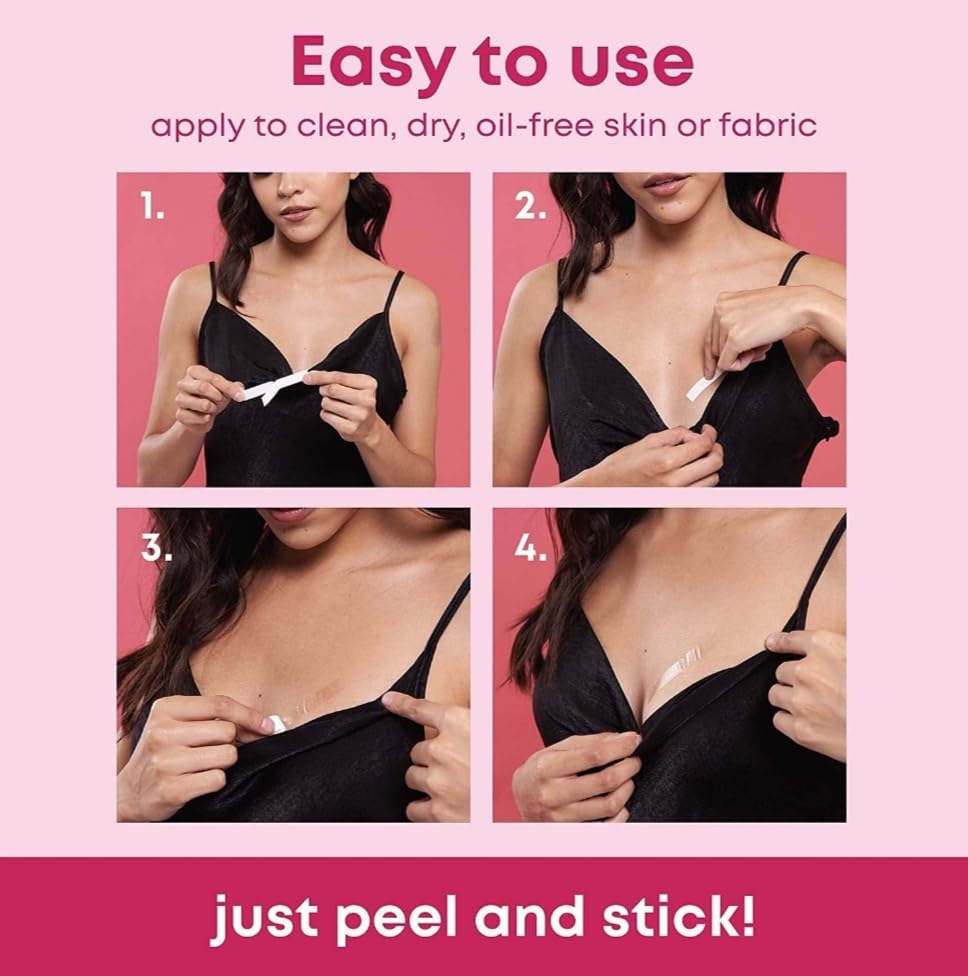 Fashion Tape for Clothes Tape and Body Tape Invisible Double sided Body Tape Fabric and Skin Friendly Strong Adhesive for Clothes (36)