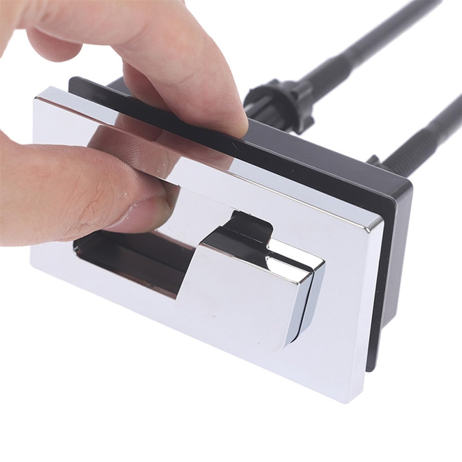 Botón de descarga del inodoro Pulsador 1 Uds. Botón cuadrado de doble descarga for tanque de inodoro, válvula de tanque de inodoro, interruptor Universal for taburete, prensa, accesorios de baño, botó