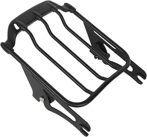 Miniatura 5 de TCT - Portaequipajes desmontable con dos alas de aire, apto para modelos Harley Touring 2009-2019