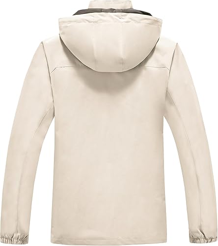 Miniatura 2 de Chaquetas impermeables ligeras con capucha desmontable para hombre