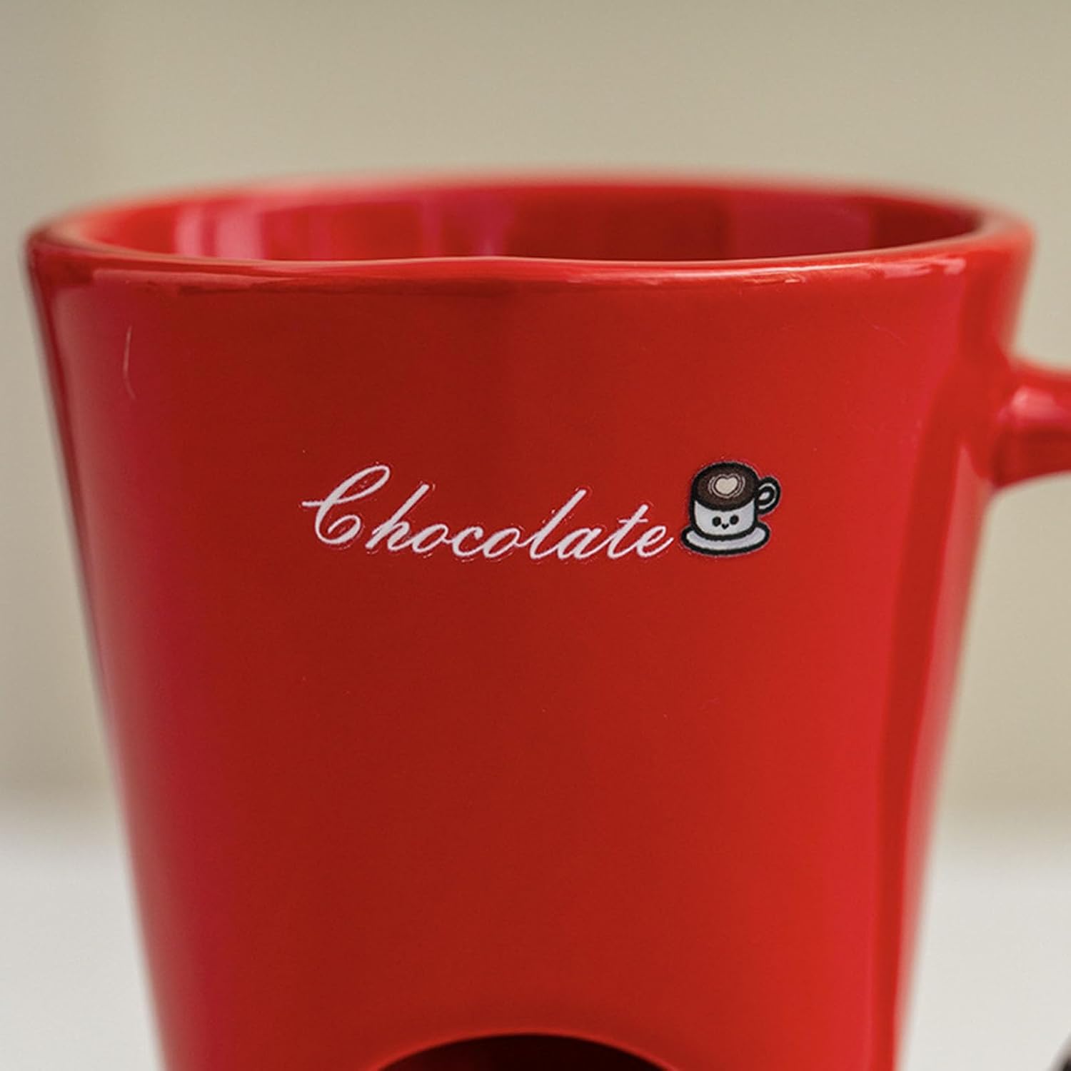 ordinarYone Ceramic Chocolate Melting Pots With Heating Base For Smooth Even Melting Fondue Cup For Baking And Dessert Making