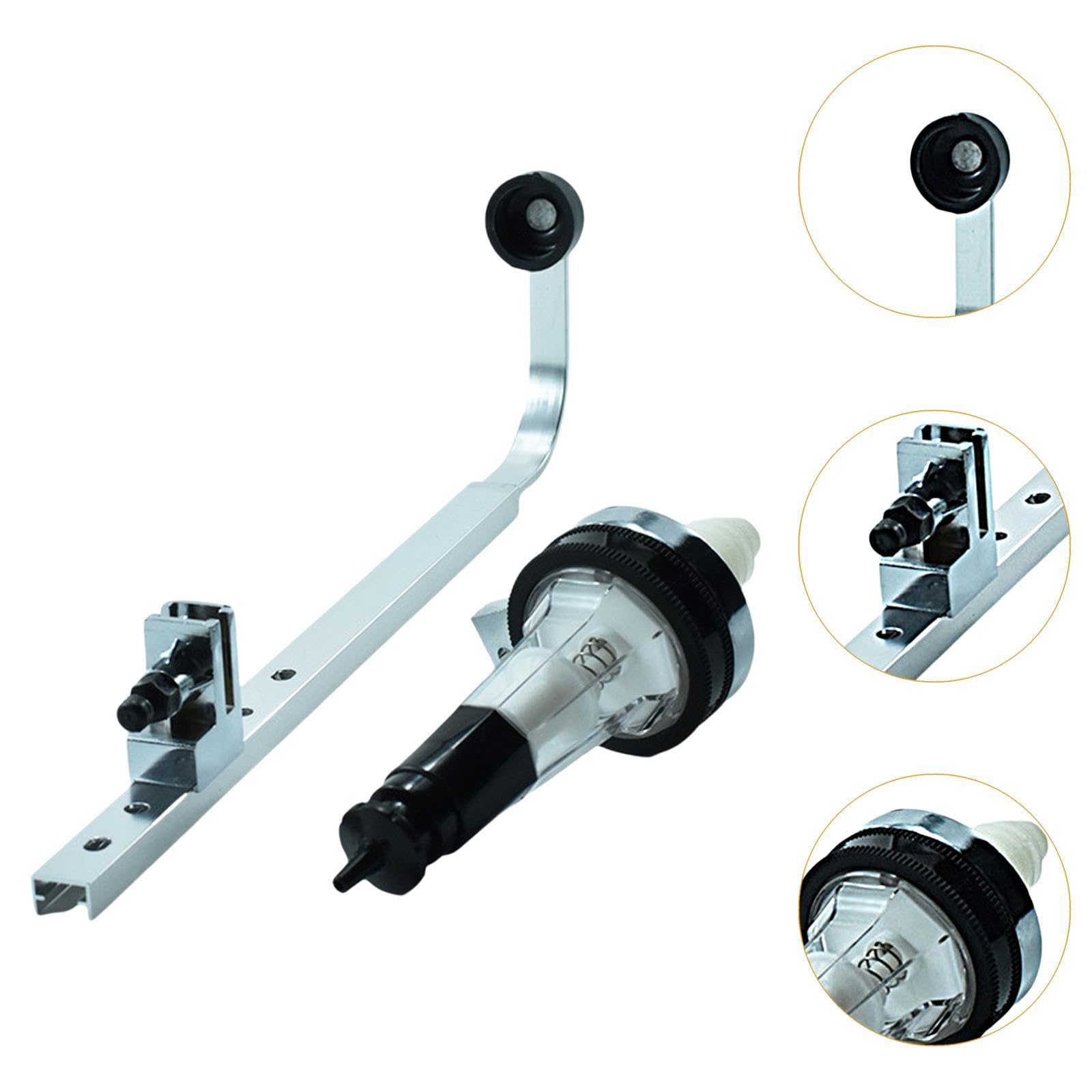 KESOTO Dispenser di Profumo, Parte di Ricambio Versatile per apparecchiature in Vetro da 32,2 cm/12,68 Pollici, Accessorio Professionale Leggero in Argento