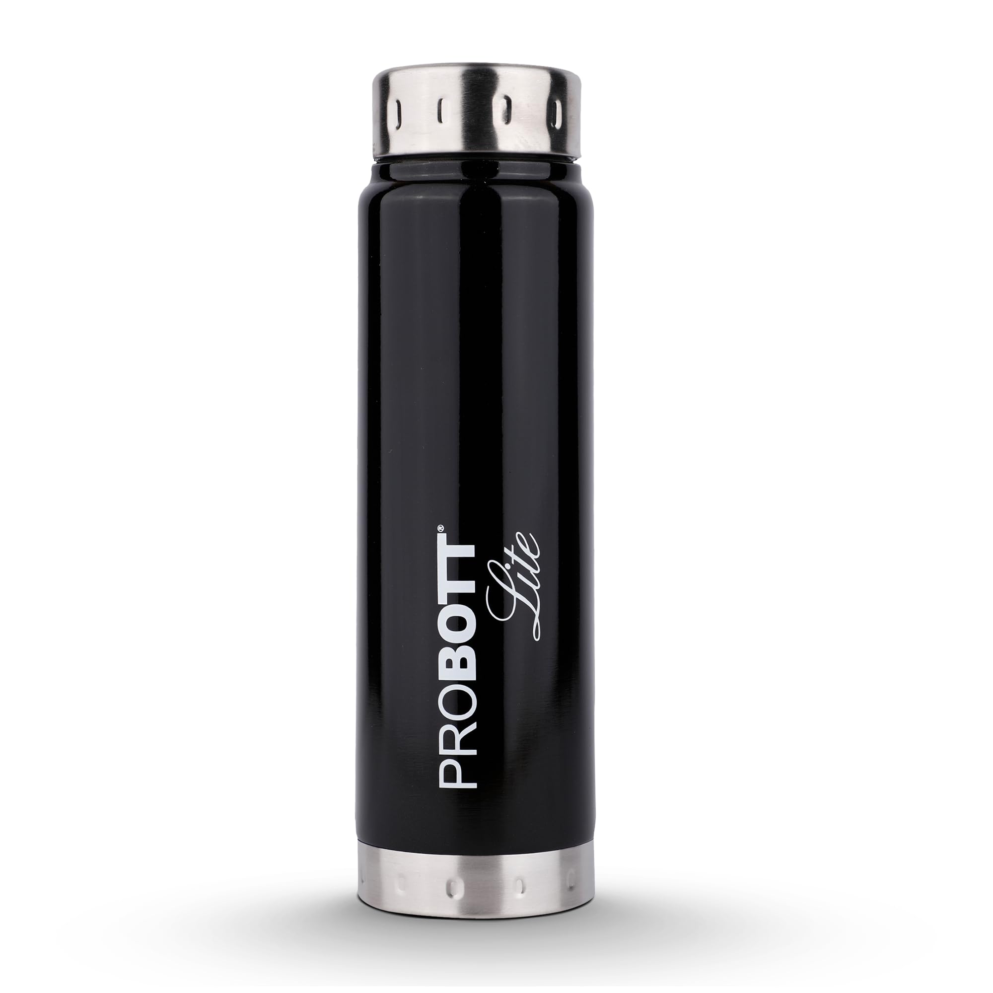 Probott Freeze 1500ml Single Walled Stainless Steel Water Bottle 1.5 Litre, Black, Water Bottle for Men Leakproof, Rust Free | Gym Bottle | Home | Kitchen | Hiking | Treking Bottle | Travel Bottle (B07WFH1KXS) Amazon Price History, Amazon Price Tracker