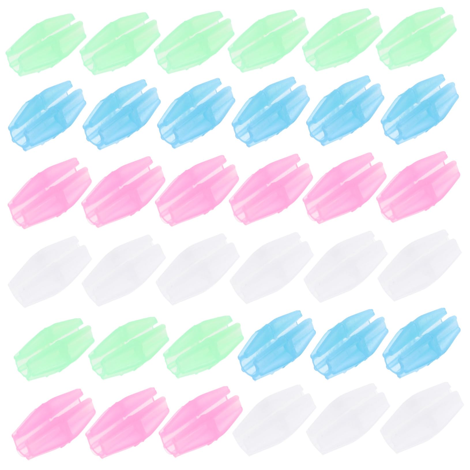 BESPORTBLE Bike Wheel Decorations 36pcs Luminous Spoke Beads Easy Clip-on Design for Bike Type Random Color