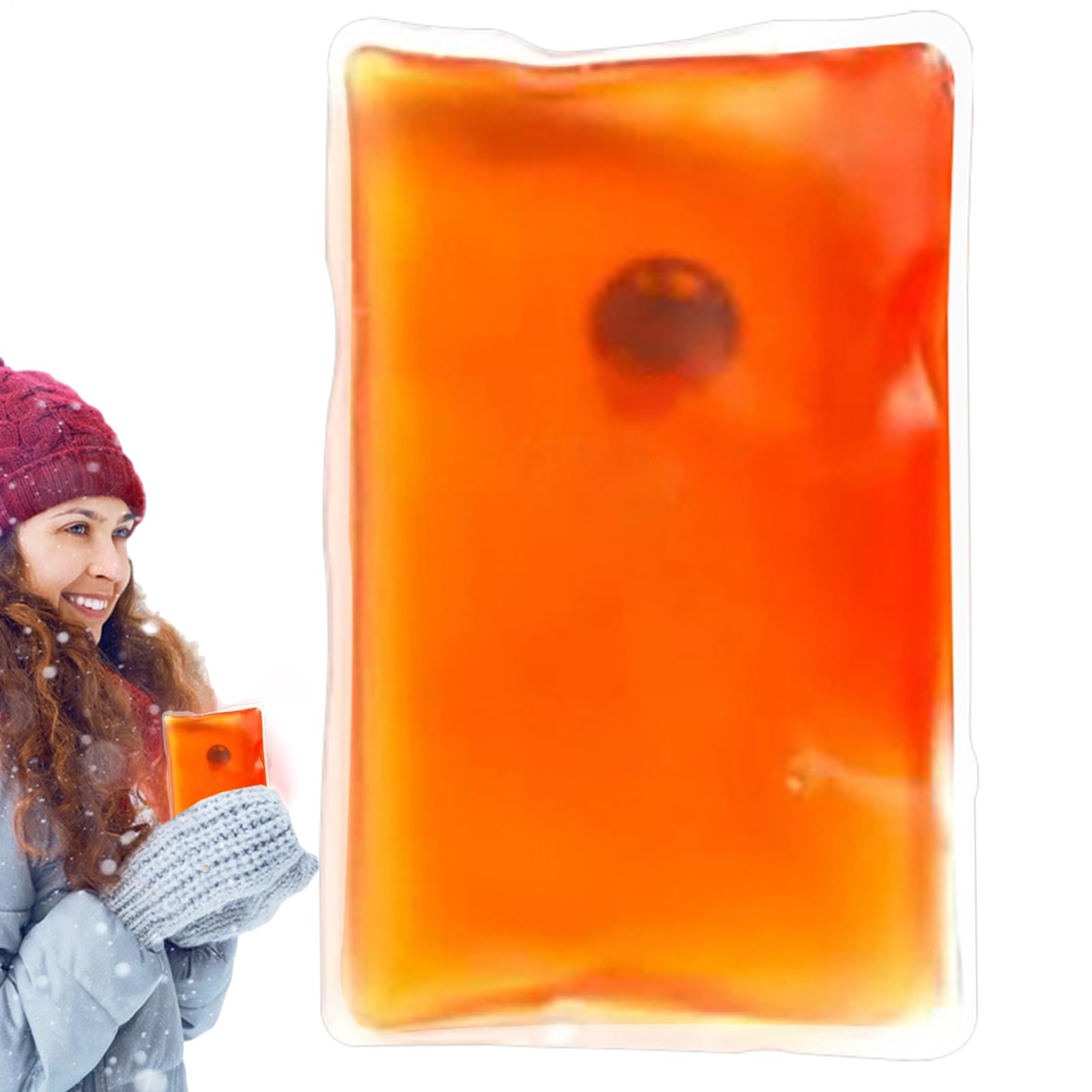 Taschenwärmer – Gel Wärmekissen | 8er Set Rund Quadratisch | Sofortige Wärme per | Wiederverwendbare Knick-Wärmepads | Handwärmer für Unterwegs | Perfekt fürr Weihnachtsmarkt Wandern Arbeit Outd