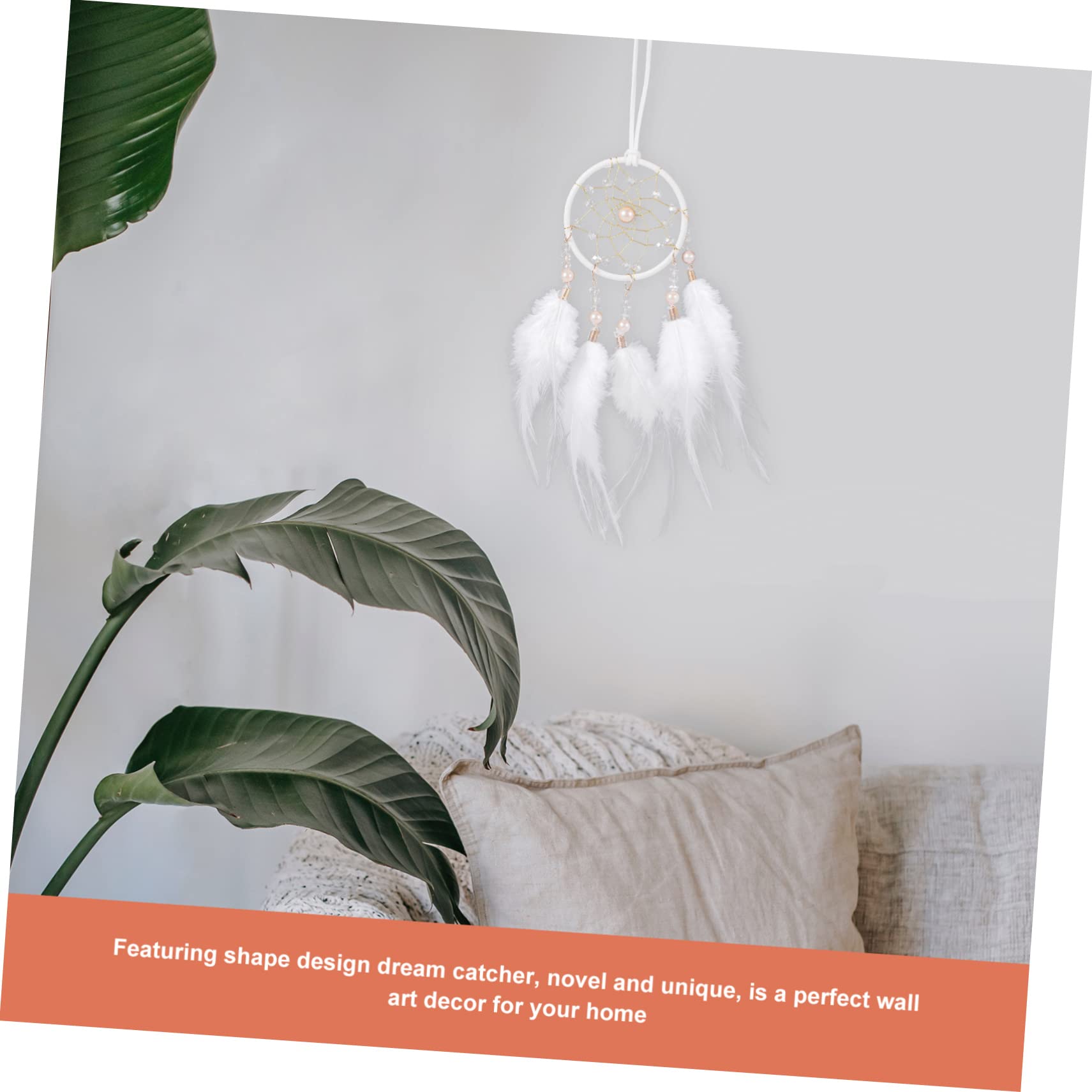 Levemolo Car Dreamcatcher Decor Boho Hanging Ornament for Bedroom Automotive Interior Serene Wall Art for Home Decor Unique Idea