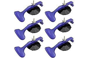 ZKTOOL 6PC Suction Cup Clamp Set for Convertible Glass Windshield Top Repair Gluing