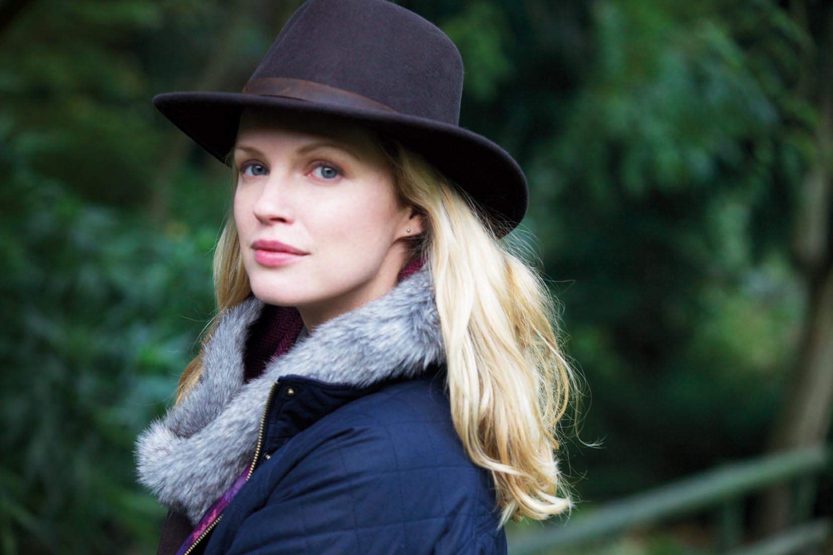 Walker and Hawkes Boston - Sombrero Unisex de Fieltro - Plegable