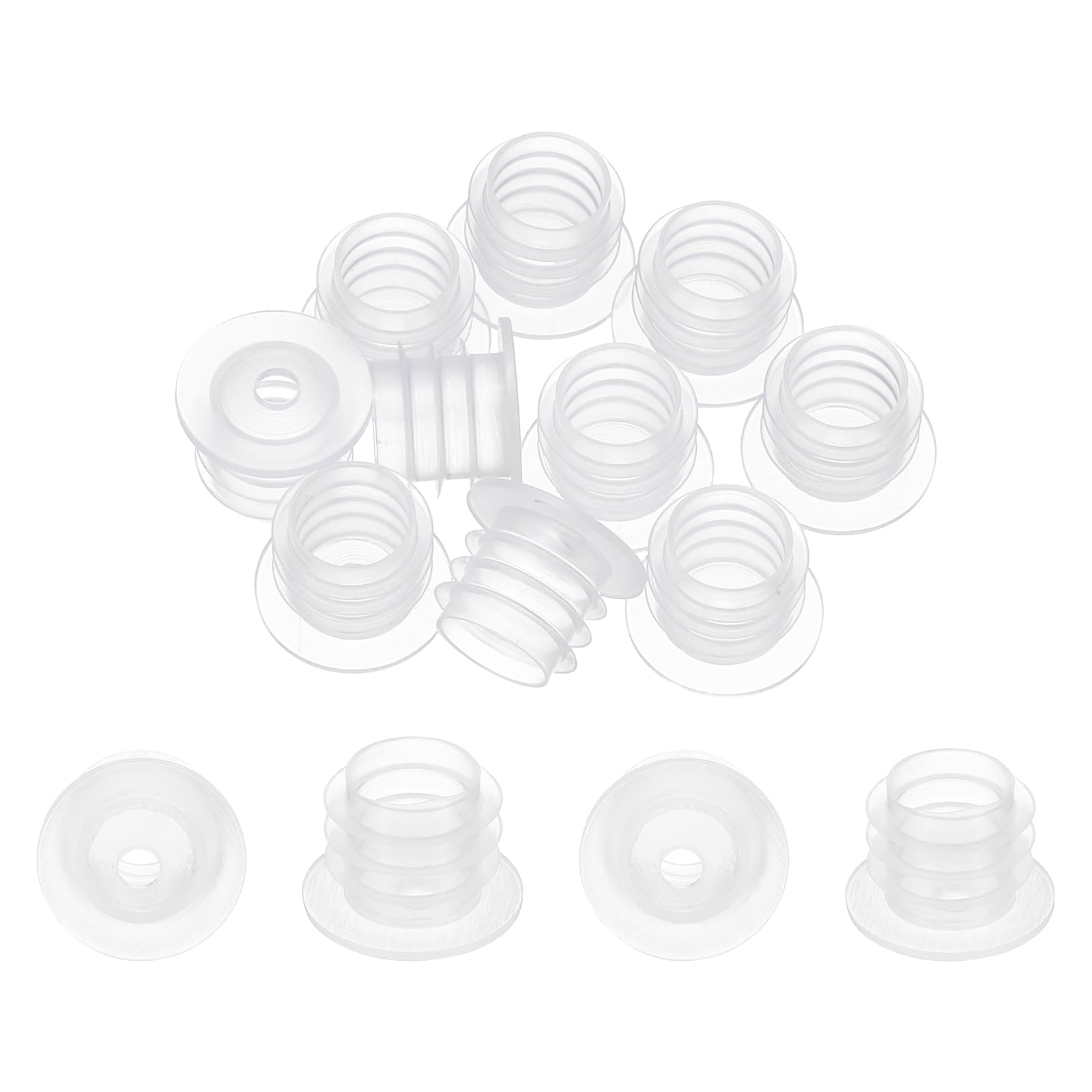 PATIKIL Adattatore Per Bottiglia 11.5mm 10 Pz, Adattatori A Pressione 3mm Per Dispenser Orali Liquidi
