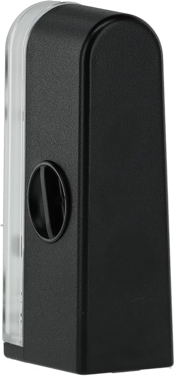 Wittner Metronome Taktell Piccolino Series 890 - Plastic Housing - Without Bell - Black - Mechanical Winding - No Batteries Required - Made in Germany