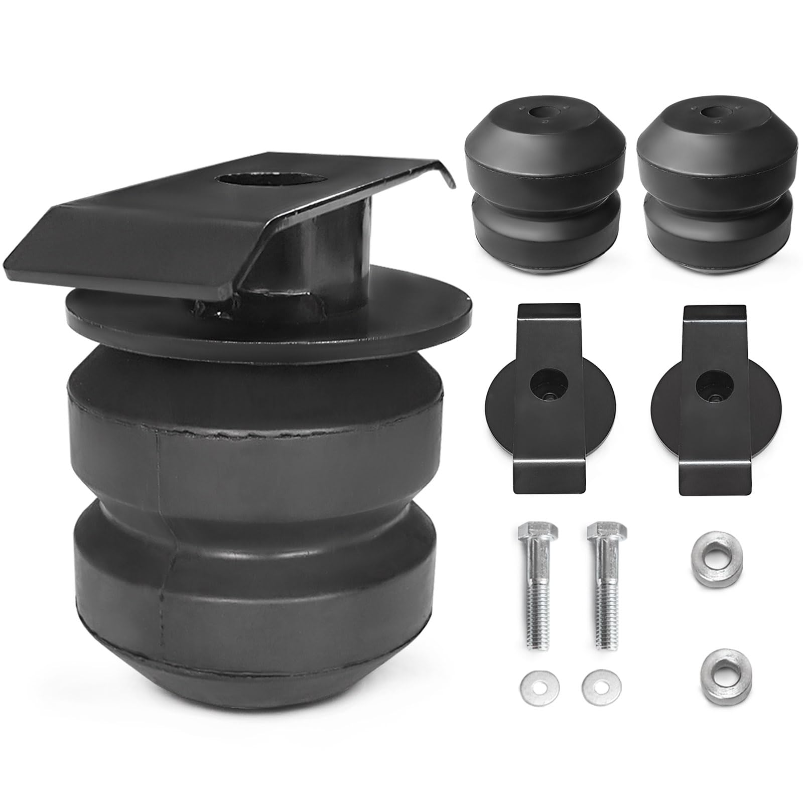 MILLISEC Rear Rubber Helper Suspension Spring Kits Compatible with 2000-2024 Tacoma,Tundra,Isuzu D-MAX, Titan Car Spring Kit, OEM Number Replaces# TORTUN4