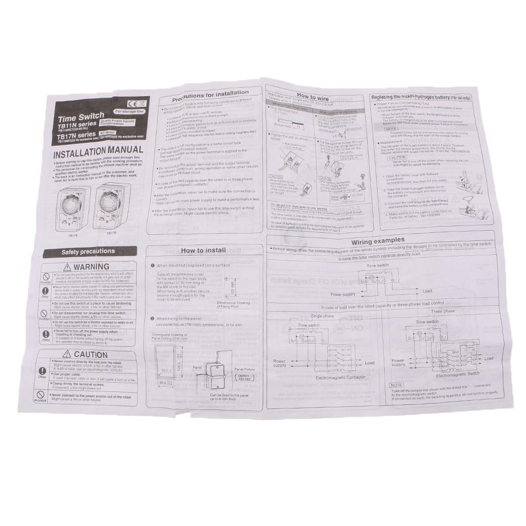 3 set 24 ore cronometria timer meccanico temporizzatore relè AC 100-240V