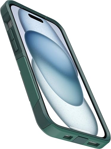 Vista 15 de OtterBox Funda para iPhone 16e, 15, 14 y 13 Commuter Series, mezclilla nítida (azul), delgada y resistente, apta para bolsillo, con protección
