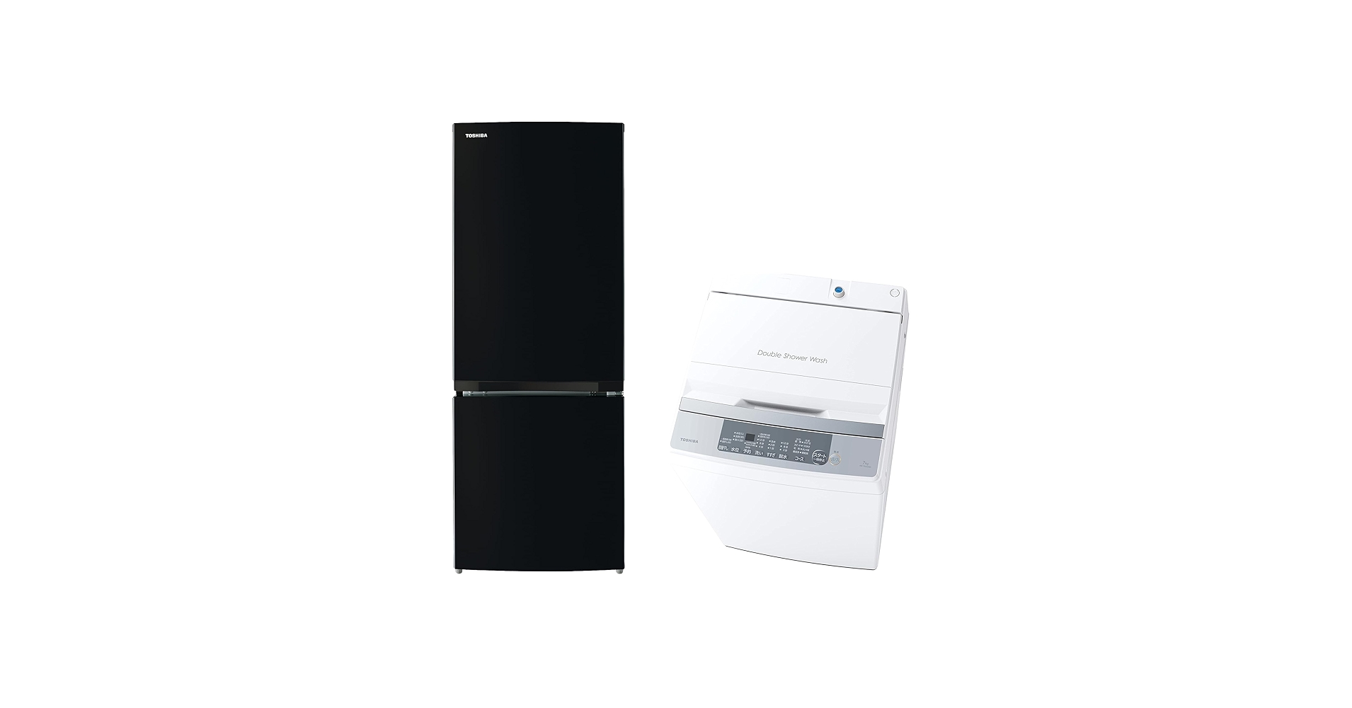 Amazon | TOSHIBA(東芝)【2点セット】冷蔵庫 153L+洗濯機 7kg GR