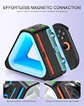 Charging Station for Nintendo Switch 2 Joy Con, Dock for Joy Con Dual-Direction Magnetic Fast Charging Station with 7 Light Modes, Extended Controller Charger Stand for Nintendo Switch 2 Accessories