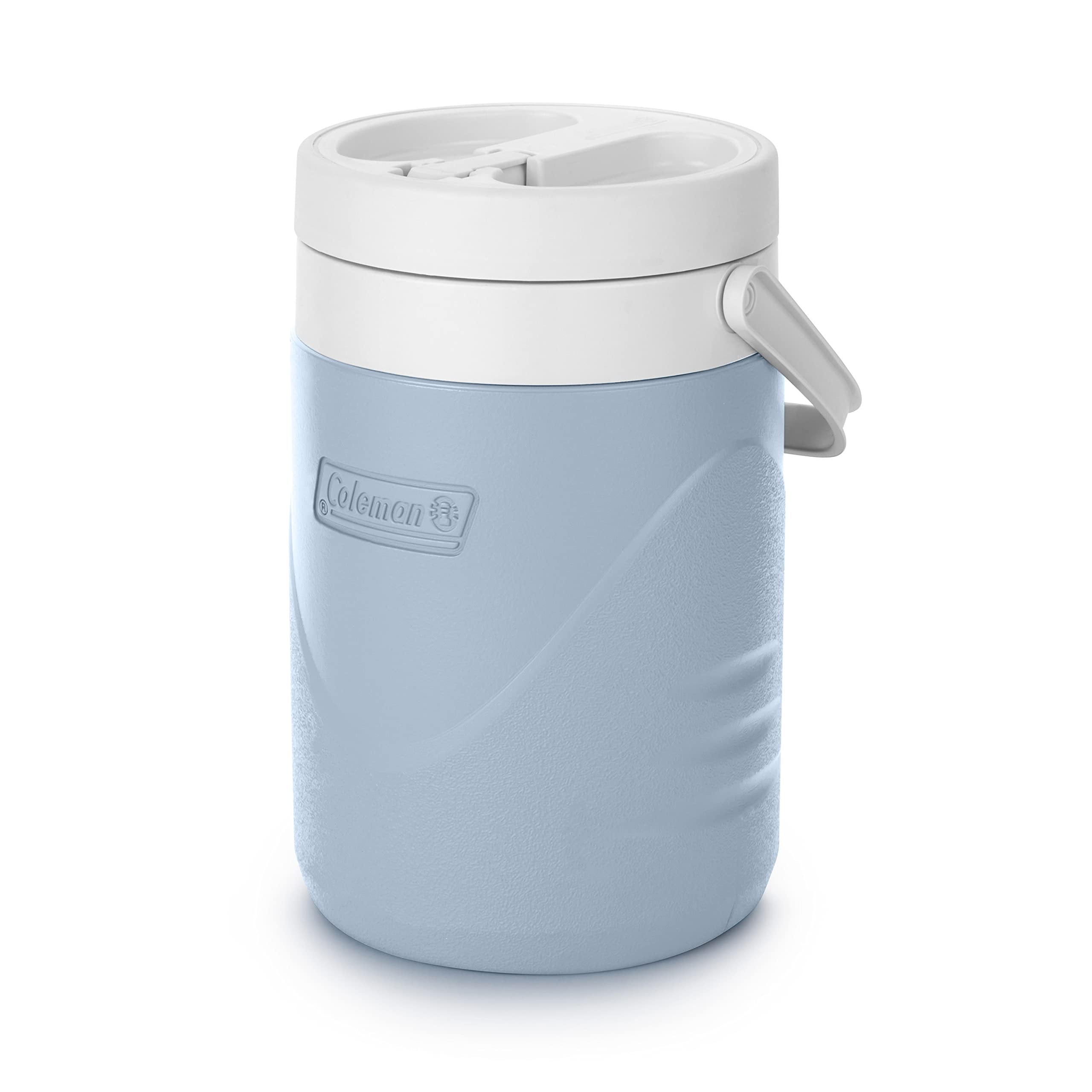 Glacière Vintage Coleman 3 Gallons - Cruche Eau Métal Vert Avec Tasse - USA