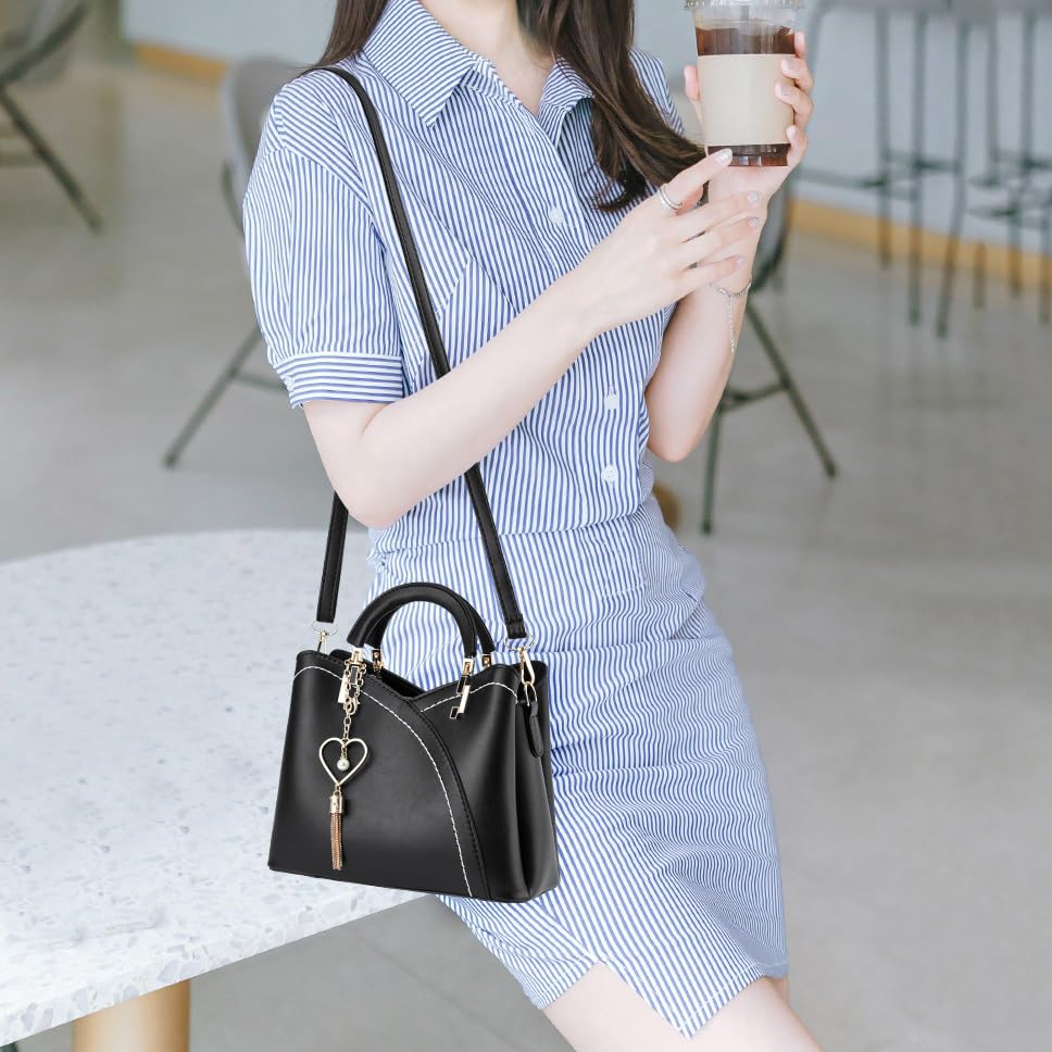 Xiaoyu Small Purses and Handbags for Women Fashion Crossbody Bag Lightweight Shoulder Bag Top Handle Satchel Purse4