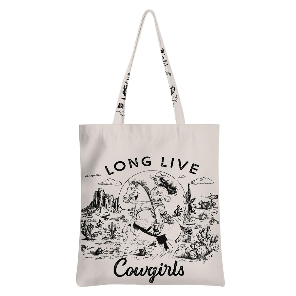 Vintage Western Tote Bag Country Stuff Western Stuff Reusable Grocery Bags Beach Bag, Western Gifts for Women