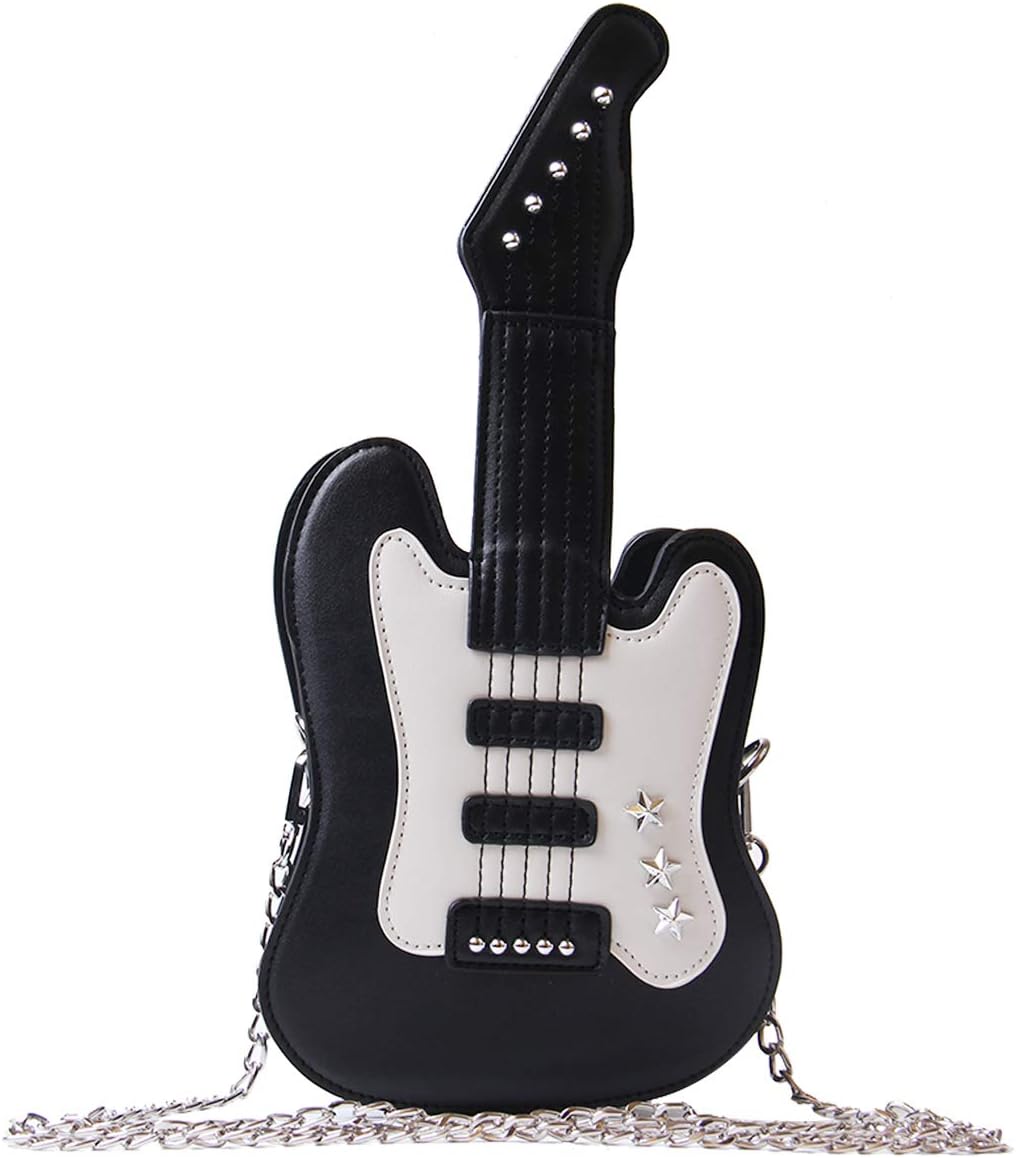 Guitar Shape Crossbody Purse Bags