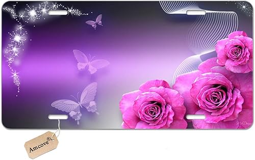 Placa metálica personalizada con diseño de lobo de medianoche, para camión, automóvil, de 6 x 12 pulgadas, Multi L44.