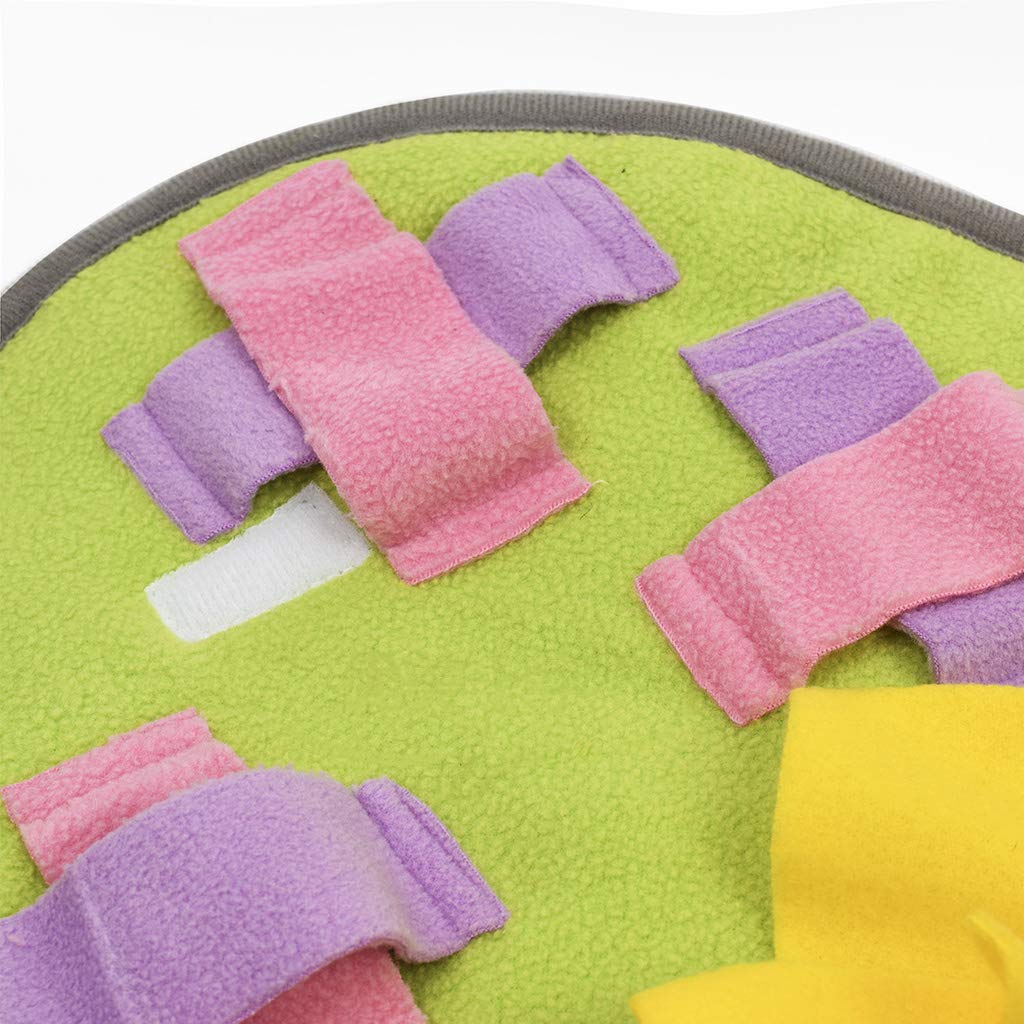 Pet Dog Snuffle Mat Naso Odore Allenamento Coperta Sniffing Pad Alimentazione Lenta Ciotola Dispenser di Cibo Tappeto Alleviare Lo Stress Antiscivolo Puzzle Giocattoli
