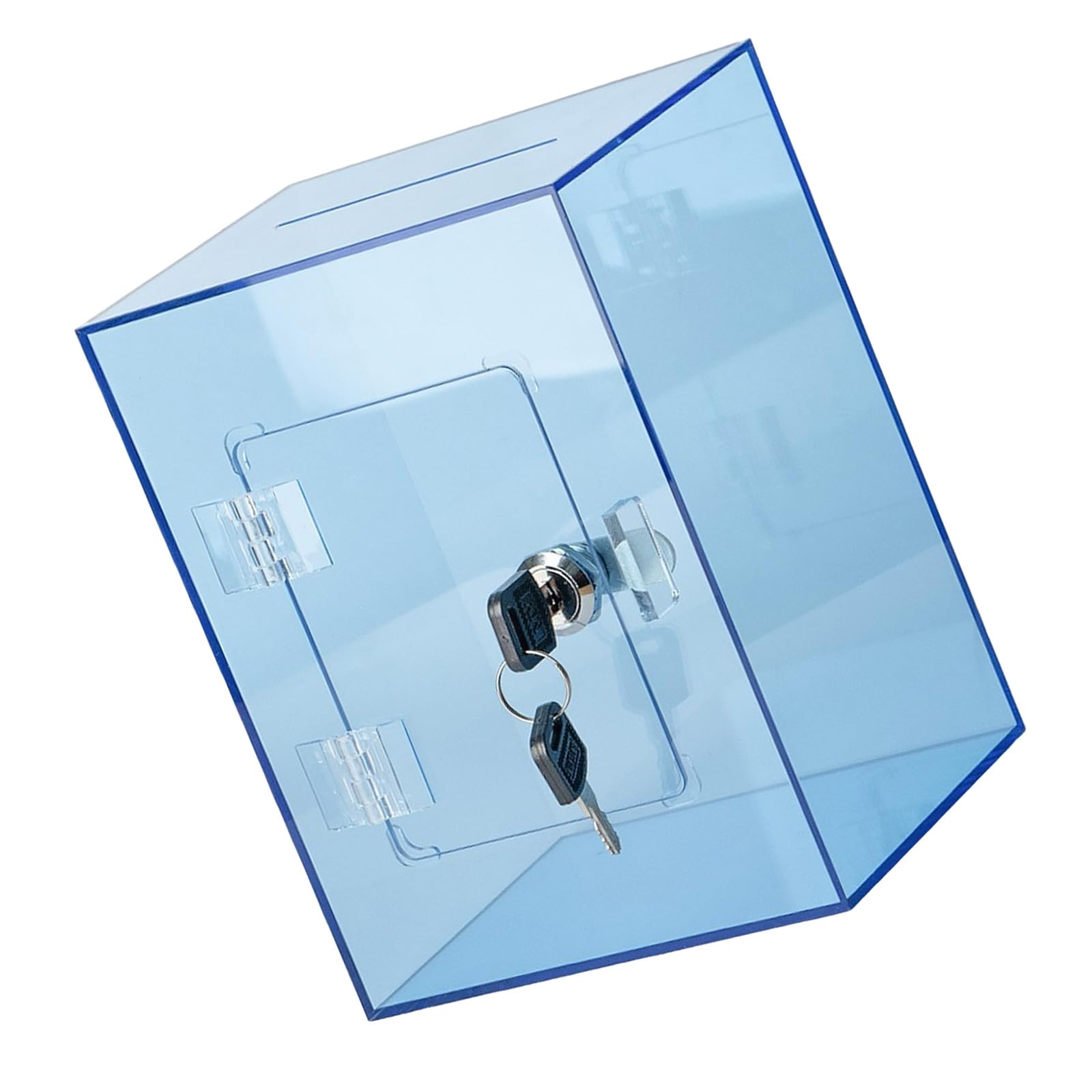 Functional Clear Money Saving Box with Lockable Premium Cash Storage Container Money Saving Box for Families Large Clear Savings Jar for Adults