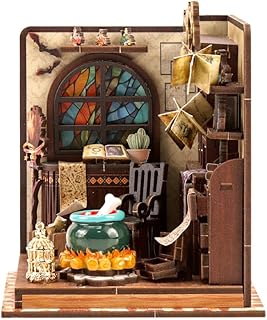 diyの本ヌークキット3 d木製パズルの本ヌーク、創造的な贈り物を構築する十代の若者と大人のためのledライト付きミニチュアハウスキット人形の家のブックエンド