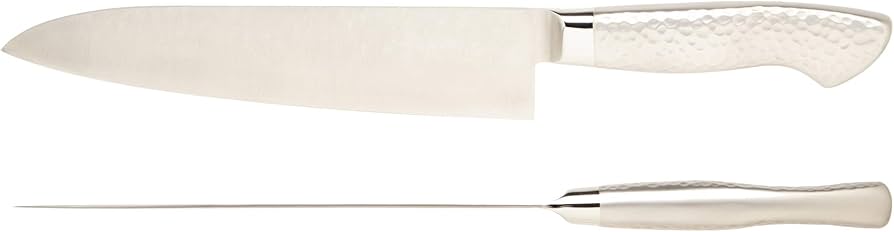 Amazon｜刀舟技研 包丁 牛刀 (右利き用) 210mm 「 刀舟 鎚目モナカ