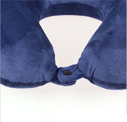 Miniatura 3 de Almohada de viaje  Almohada de apoyo de espuma viscoelástica para el cuello, paquete rápido compacto y ligero de lujo, para campamento, cojín de