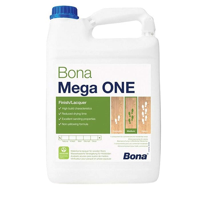 Buy Bona Mega One Silk Matt 1L Wood Floor Lacquer Varnish Wood Finish