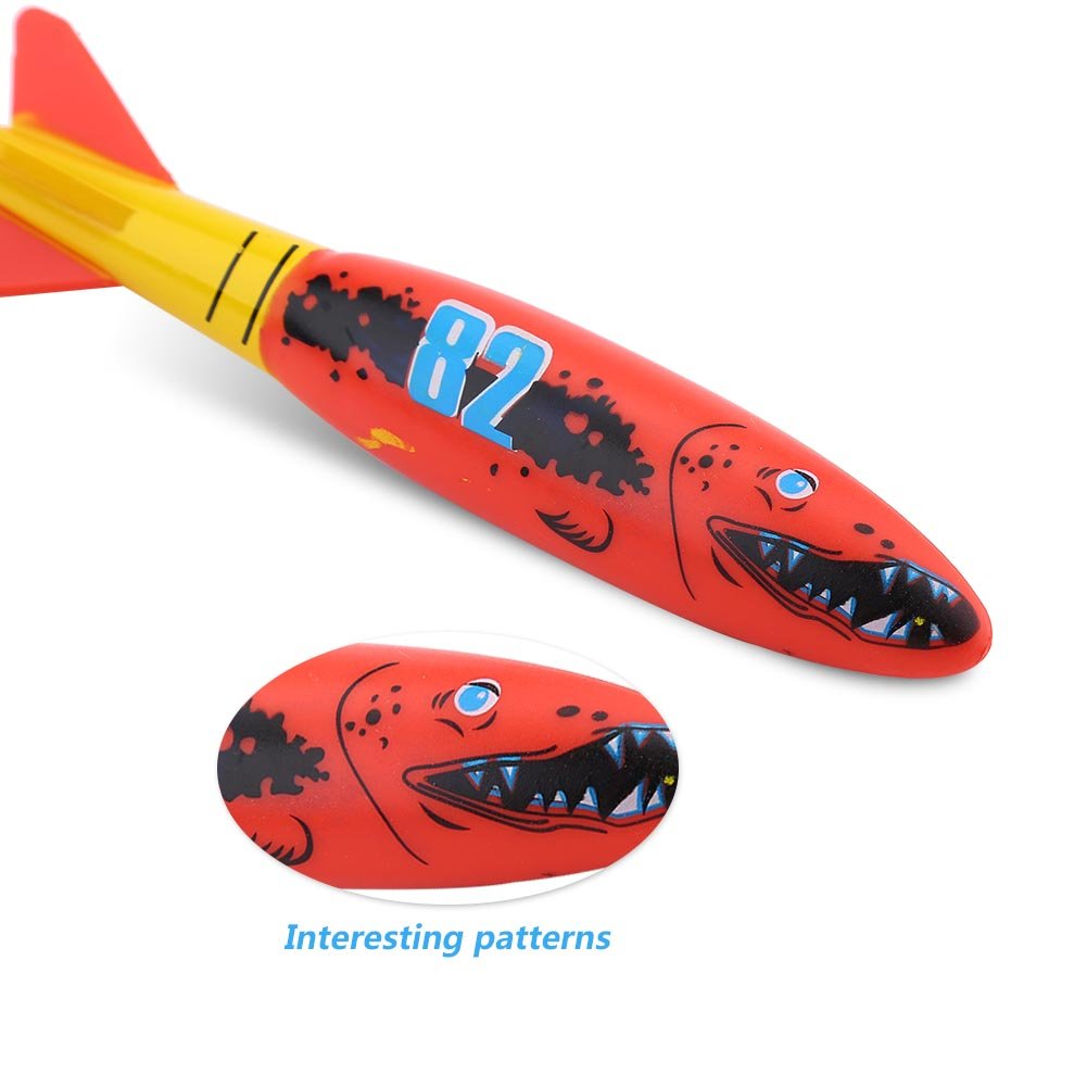 4 sztuki Torpedo Toys, Zabawki wodne Nurkowanie Zabawki do nurkowania Basen Toypedo Bandits Podwodne zabawki do nurkowania